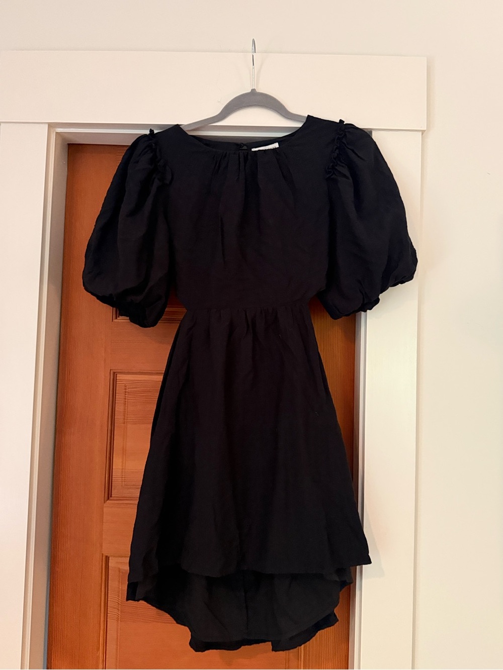 Moon River Black Backless Mini Dress
